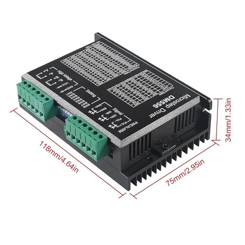 4PACK CNC Digital Stepper Driver DM556 Stepper Motor Controller 2-Phase Stepper Motor Driver 20-50V DC Max 5.6A 128 تقسيم فرعي لـ Nema 23 و24 وNema 34 Stepper Motor in Saudi Arabia
