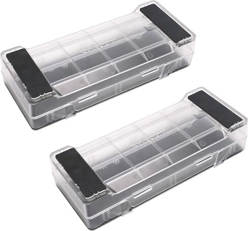 SHARPAL 160H 2PCS 2-in-1 Whetstone and Knife Sharpening Stone Holder & Storage Case with Non-Slip Rubber Base (Fits up to 7.95 x 2.95 x 1.1 inch / 202 x 75 x 28 mm) in Kuwait