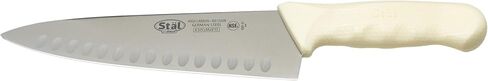 Winco 8" Commercial-Grade Chef's Knife with Hollow Handle, White in Saudi Arabia
