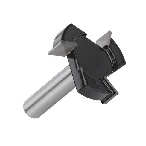 1/4 بوصة 1/2 بوصة عرقوب CNC Spoilboard Surfing Router Bits لوح تسطيح راوتر بت التخطيط لقمة تخطيط الخشب (الحجم: 12.7 × 50.8 × 12.7) in Saudi Arabia