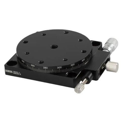 R-axis 60mm دليل تعديل زاوية عالي الدقة 360 درجة ميكرومتر منزلق دوار للخدمة الشاقة (RSP60-L) in Saudi Arabia