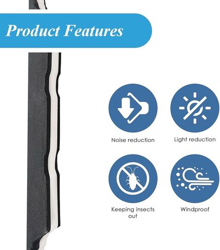12" Foam Closure Strips with Self-Adhesive for Metal Corrugated Roofing Panels, Classic R Panels Roof Outside Weather Strips (8Pcs) in Saudi Arabia