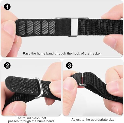 Bicep Bands Compatible with Hume Band, Hook and Loop Replacement Strap, Soft Nylon Sport Arm/Ankle Band Breathable Adjustable Wristband for Hmue Health band in Kuwait