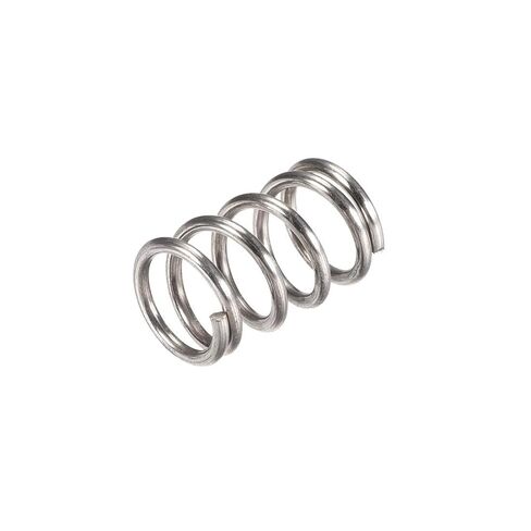 Compression Spring,304 Stainless Steel,15mm OD,1.2mm Wire Size,8.25mm Compressed Length, Free,30N Load Capacity,Silver Tone,10pcs in Saudi Arabia
