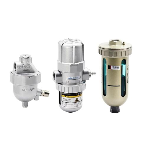 1pcs AD402-04 AD-5 AS6D Air Pump Automatic Drain Air Compressor Air Storage Tank Oil-Water Separator Pneumatic Drain Valve(with Filter,AD402-04) in Saudi Arabia