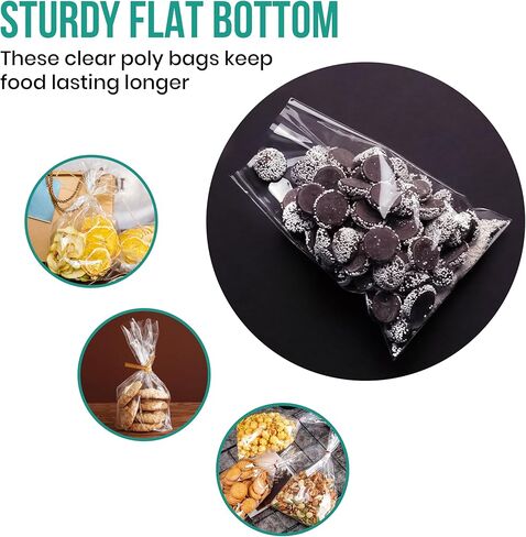 Levex - 30" x 36" (10 Count) Open End Flat Top - 2-Mil Heavy Duty Clear Poly Bags for Packaging, Shipping, Storage & Food (Bags Do Not Have a Seal or Prints) in Kuwait