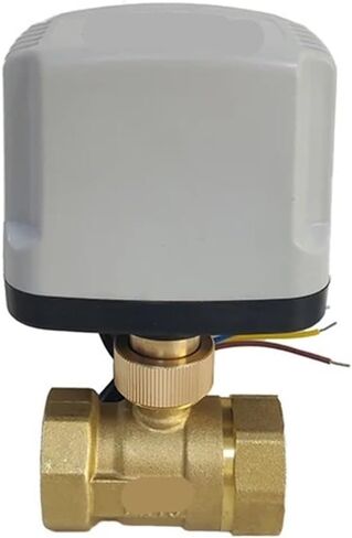 صمام كروي 1/2 بوصة 3/4 بوصة 1 بوصة IP65 مقاوم للماء بثلاثة أسلاك ثنائي التحكم ثنائي الاتجاه ثلاثي الاتجاه من النوع T صمام كروي نحاسي (1، DC24V_3 طريقة) in Kuwait