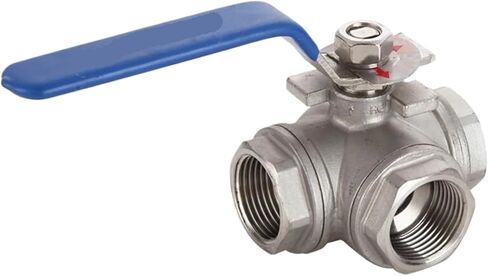 1/2 "3/4" 1 "2" الفولاذ المقاوم للصدأ 304 صمام كروي ثلاثي الاتجاه T نوع L نوع DN15 DN20 DN25 DN32 DN40 DN50(1، نوع L) in Kuwait