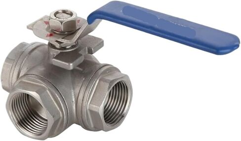 1/2 "3/4" 1 "2" الفولاذ المقاوم للصدأ 304 صمام كروي ثلاثي الاتجاه T نوع L نوع DN15 DN20 DN25 DN32 DN40 DN50(1، نوع L) in Kuwait