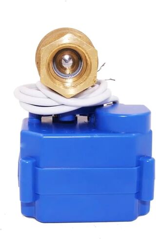 DN15 DN20 DN25 صمام كروي ثنائي الاتجاه صمام كروي نحاسي 2 سلك محرك كامل التجويف AC/DC/ADC 220V(1,AC220V_CR04) in Kuwait