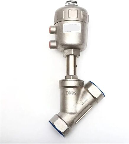 1 قطعة 1/2 بوصة 3/4 بوصة 1 بوصة 2 بوصة صمام مقعد زاوية ملولب هوائي من الفولاذ المقاوم للصدأ Y نوع صمام مقعد زاوية ملولب لدرجة الحرارة العالية بالبخار (1، نوع B_مزدوج التمثيل) in Kuwait