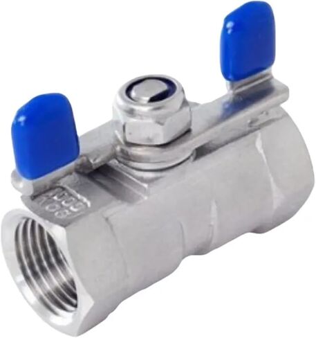 1/4 "3/8" 1/2 "3/4" 1 "صمام كروي ذو لوحة واحدة 304 صمام كروي داخلي من الفولاذ المقاوم للصدأ(1) in Kuwait