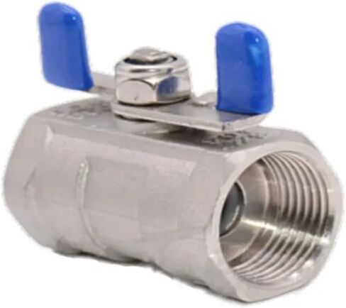 1/4 "3/8" 1/2 "3/4" 1 "صمام كروي ذو لوحة واحدة 304 صمام كروي داخلي من الفولاذ المقاوم للصدأ(1) in Kuwait