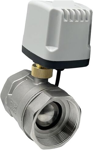 صمام كروي ملولب من الفولاذ المقاوم للصدأ DN50 نحاسي AC220V 2-Way 3-Wire 1.6Mpa مع مشغل مناسب للمياه والغاز والنفط (220VAC) in Kuwait