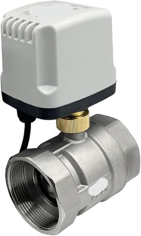 صمام كروي ملولب من الفولاذ المقاوم للصدأ DN50 نحاسي AC220V 2-Way 3-Wire 1.6Mpa مع مشغل مناسب للمياه والغاز والنفط (220VAC) in Kuwait