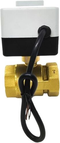 1-1/4 "صمام كروي نحاسي ثلاثي الأسلاك ثنائي التحكم اتجاهين المحرك لولبة داخلية مع مفتاح يدوي AC220V in Kuwait