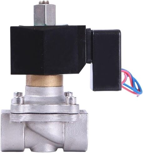 3/4 "الفولاذ المقاوم للصدأ صمام الملف اللولبي غير الحراري مفتوح عادة 220VAC 110VAC 24VDC 12VDC صمام الملف اللولبي (NPT_24VDC) in Kuwait