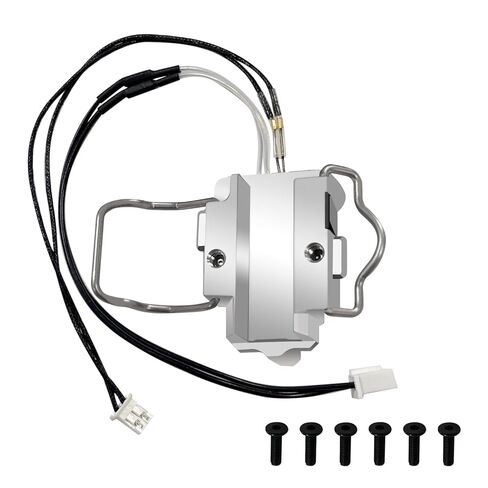 فوهة 4PK لـ Kobra X Hotend 0.25 مم 0.4 مم 0.4 مم 0.6 مم فوهة من الفولاذ المقسى للتبديل السريع فوهة متكاملة ملحقات رأس طباعة عالية السرعة مع جورب سيلكون 4PK + فرشاة فوهة واحدة in Kuwait