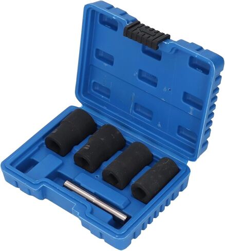 Bolt Extractor Kit Impact Lug Nut Remover Tool Metric Sizes Cr Mo Steel Storage Box in Saudi Arabia