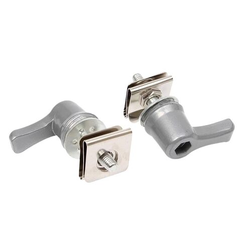 طقم تثبيت براغي قفل رافعة لحقيبة السرج الفضية متوافق مع Touring Road Street Electra 1992 2023 in Kuwait