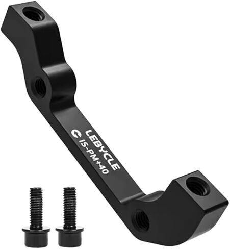 MTB Disc Brake Adapter Post Mount to is, CNC Aluminum Alloy Caliper Mount for 203mm Rotor Front & Rear, Universal Fit with Bolts and Spacers in Saudi Arabia