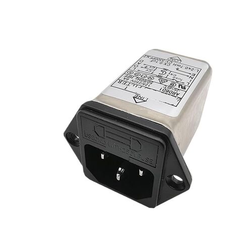 مقبس تيار متردد مع فلتر طاقة فيوز AR06D1 220 فولت AR10D1 AR03D1(AR06D1 6A مع فيوز) in Saudi Arabia