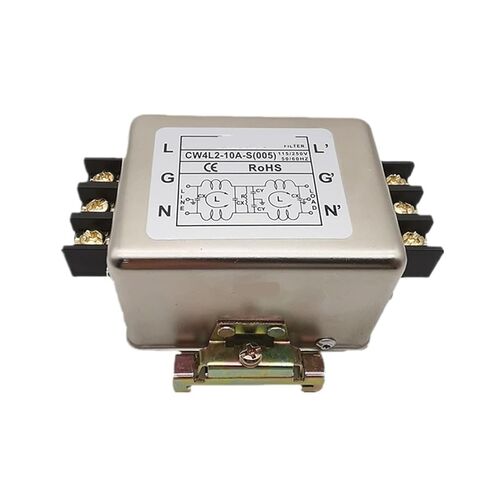 مرشح طاقة السكك الحديدية CW4L2-20A-S(005) 20A 10A 30A جهاز تنقية أحادي الطور (CW4L2-30A-S 005) in Saudi Arabia