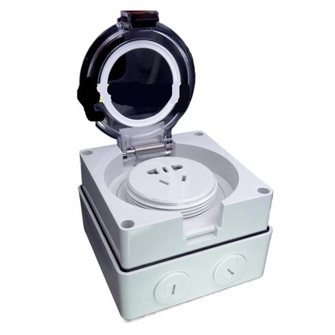 Outdoor Waterproof Socket Outdoor Rainproof 5-Hole 10A Socket Open-Mounted Concealed Outdoor Power Socket IP66 in Saudi Arabia