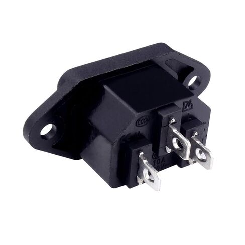 AC All-Copper Power Socket AC All-Copper Socket Cabinet Socket Computer Socket 250V/10A Three Vertical in Saudi Arabia