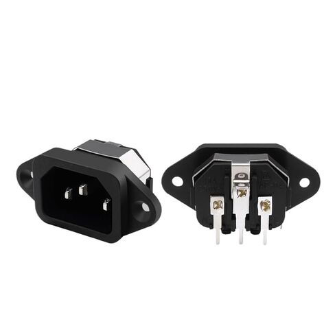 Pin Socket Ac Power Socket Male Socket Female Curved pin Chassis Rice Cooker Computer Three 10a in Saudi Arabia