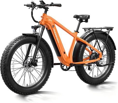 PUCKIPUPPY Electric Bike for Adult with 48V 15AH Battery and 960W Motor, 80 Miles Range, Electric Mountain Bike with 26" Fat Tire, for City and Mountain Road, 29MPH Aluminum Frame E Bike in Saudi Arabia