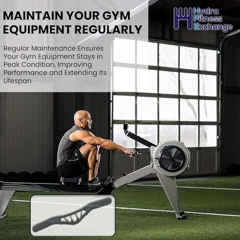 مجموعة مقبض تبادل Hydra Fitness 1042 - قبضة بلاستيكية شديدة التحمل لمرفق كابل التجديف - متوافقة مع نماذج Concept2 - متينة وسهلة التركيب، ملحق جهاز تمرين التجديف in Kuwait