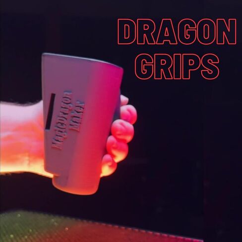 Dragon Grips - Ergonomic Armwrestling Handle, Arm Wrestling Grip Training Equipment, Cable Machine Handles, Gym Handles for Cables, Pulldown Attachments. Great Physical Therapy Tool. in Saudi Arabia