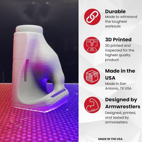 Dragon Grips - Ergonomic Armwrestling Handle, Arm Wrestling Grip Training Equipment, Cable Machine Handles, Gym Handles for Cables, Pulldown Attachments. Great Physical Therapy Tool. in Saudi Arabia