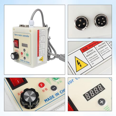 RATTMMOTOR 1500W 1.5KW Permanent Magnet DC Brushless Servo Motor 200-5000RPM 5.02N.m+Servo Motor Speed Controller for Woodworking Machine/Lathe/Drilling and Tapping Machine/Reducer/Belt Sander (110V) in Saudi Arabia