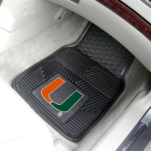 FANMATS NCAA University of Miami Hurricanes Vinyl Utility Mat, Black, 14"x17" in Saudi Arabia