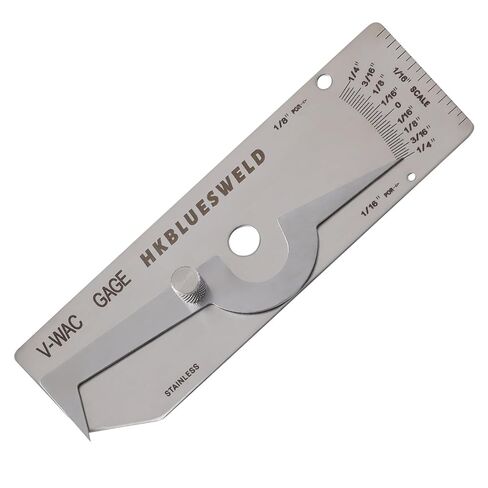 V-WAC Single Weld Gage Welding Inspection Thread Gauge Checks 1/4 Inch Undercuts Pits Crown Height Porosity Pits in Saudi Arabia