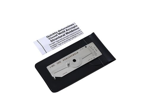 V-WAC Single Weld Gage Welding Inspection Thread Gauge Checks 1/4 Inch Undercuts Pits Crown Height Porosity Pits in Saudi Arabia