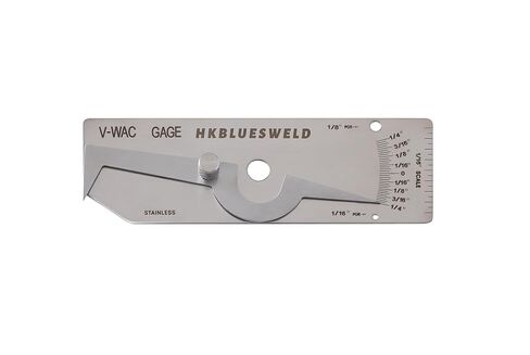 V-WAC Single Weld Gage Welding Inspection Thread Gauge Checks 1/4 Inch Undercuts Pits Crown Height Porosity Pits in Saudi Arabia