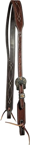 Professional's Choice Tapered Chocolate Roughout Gunslinger Slit-Ear Headstall | Made in USA in Saudi Arabia