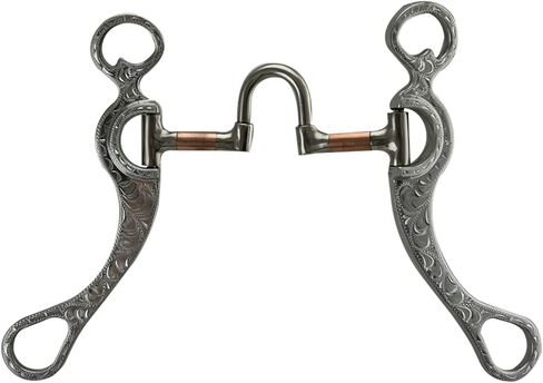 Southwestern Equine Featherlite Pro Series Aluminum Bit Collection (Copper Correction Bit, 5" Mouth - 8-1/2" Cheeks) in Saudi Arabia