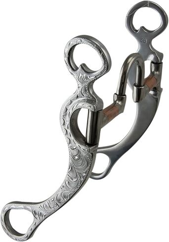 Southwestern Equine Featherlite Pro Series Aluminum Bit Collection (Copper Correction Bit, 5" Mouth - 8-1/2" Cheeks) in Saudi Arabia