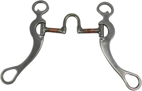 Southwestern Equine Featherlite Pro Series Aluminum Bit Collection (Copper Correction Bit, 5" Mouth - 8-1/2" Cheeks) in Saudi Arabia