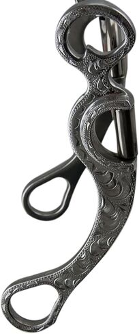 Southwestern Equine Featherlite Pro Series Aluminum Bit Collection (Copper Correction Bit, 5" Mouth - 8-1/2" Cheeks) in Saudi Arabia