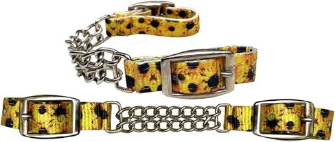 Showman Sunflower Double Chain Nylon Curb Strap in Saudi Arabia
