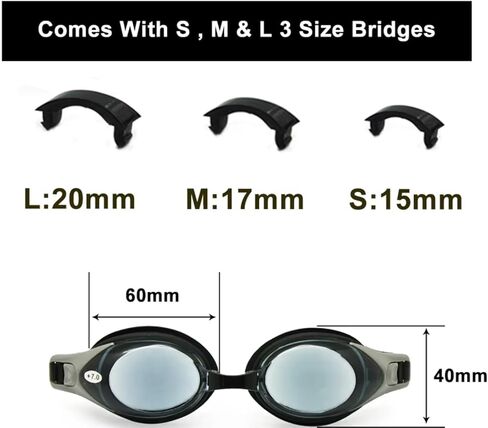 SavCo Optical Swim Goggles PINK (+5.0 Plus) for Kids, Teens & Adults in Saudi Arabia