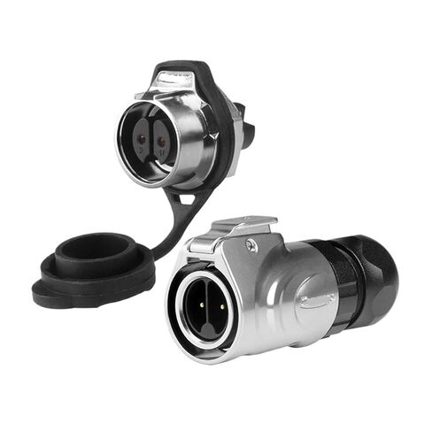 LP16 قفل سلك 2-core معدني كامل b مقاوم للماء مقبس الطيران المسمار العقص موصل الطاقة لرسو السفن الذكور والإناث (فتحة واحدة ملابس رسمية) in Kuwait