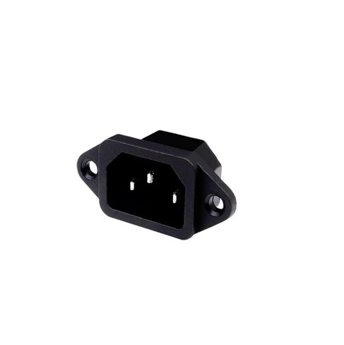 Power Socket 3 Holes 10a 250v Card Type with Insurance Cabinet Chassis hot Pot pin Word ac Three Hole Socket(AC-04) in Saudi Arabia