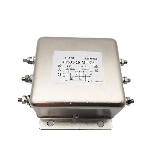 Three-Phase Power Filter HT531-20-M4-C3 380V 20A electromagnetic Anti-Interference Filter in Saudi Arabia