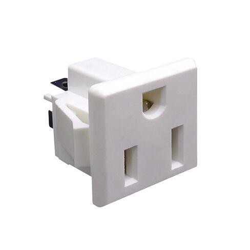 Power Socket 15A 125V/250V Inverter Socket Appliance Socket Cabinet Socket White in Saudi Arabia
